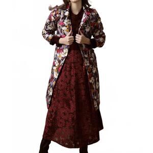 NEW EMILY LOVELOCK the deborah coat in multi